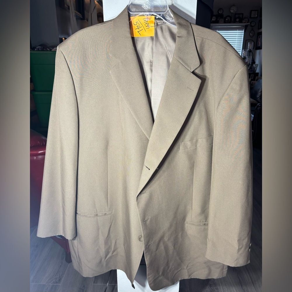 Giorgio Cerruti Milano Italy Olive Green Suit Jacket Sports Coat Size 54R EPC